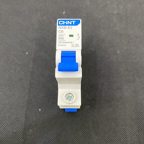 CB tép (MCB) dòng cắt 6KA 1 cực Chint NXB-63 1P C6 6kA